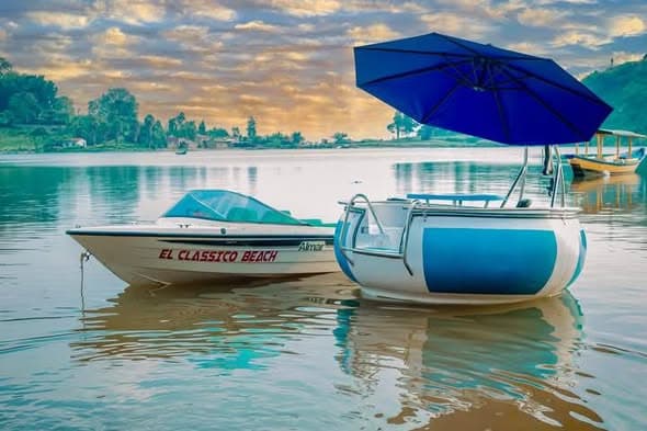 Boat ride on Lake Kivu